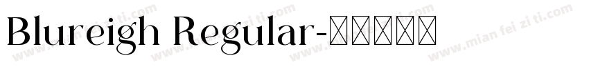 Blureigh Regular字体转换